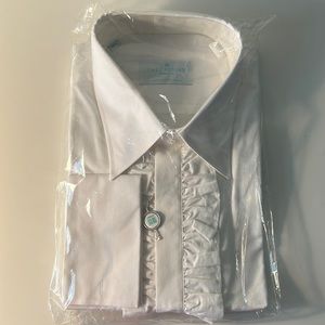 New sealed dress shirt with Frill & French cuffs.. Original bag.& tag. Brand New